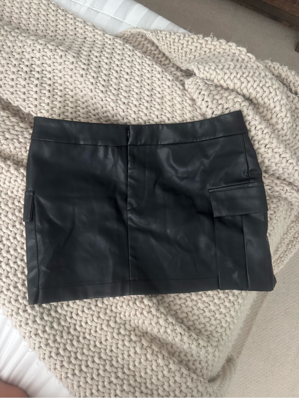 Faux Leather Superdown Mini Skirt - Women's